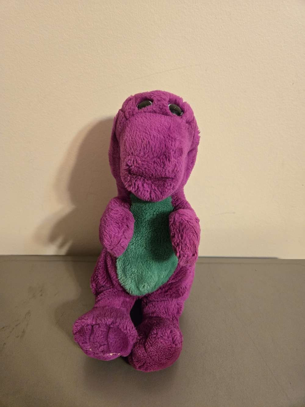 Vintage 1992 Barney the Dinosaur 13" Plush Toy